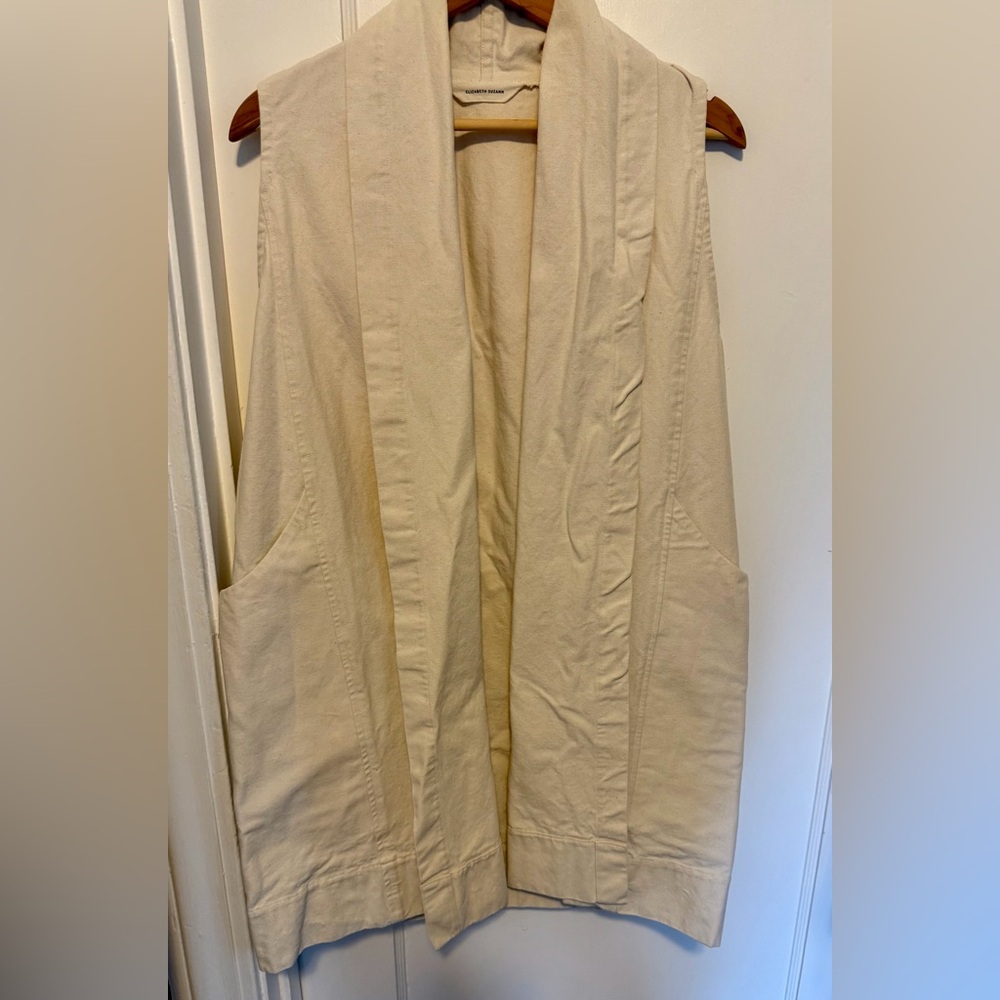 Elizabeth Suzann Clyde canvas vest